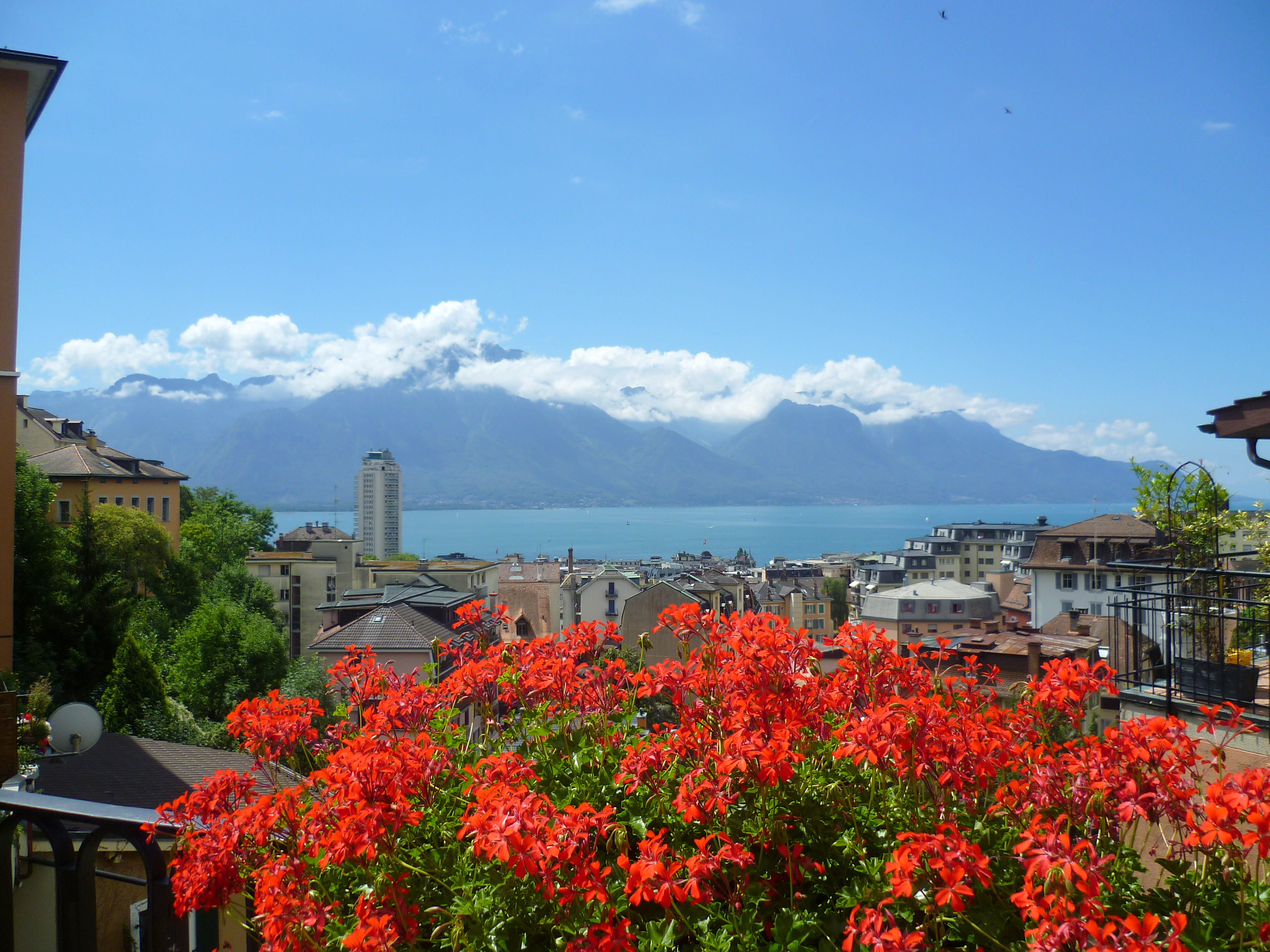 Montreux centre-ville paysage